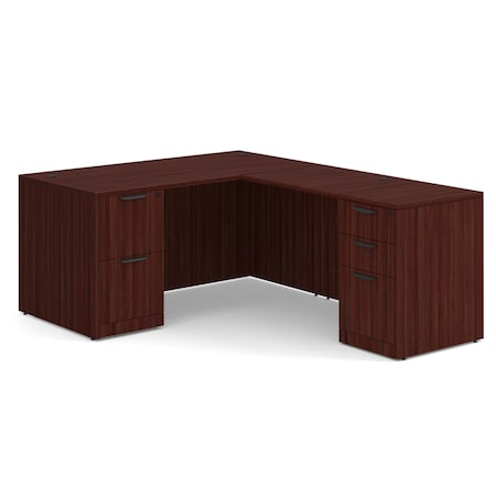 Officesource 29.50'' H, Mahogany, 60.00'' W X DBLFLOS103MH